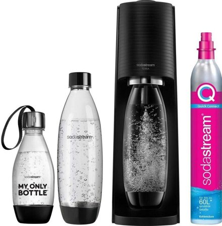 SODASTREAM Terra black Promo Pack with 3 bottles