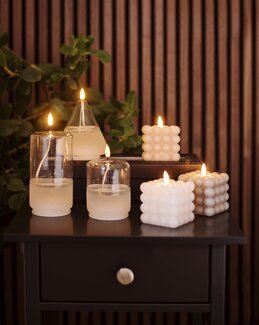 Star Trading LED Lykt Float Hvit