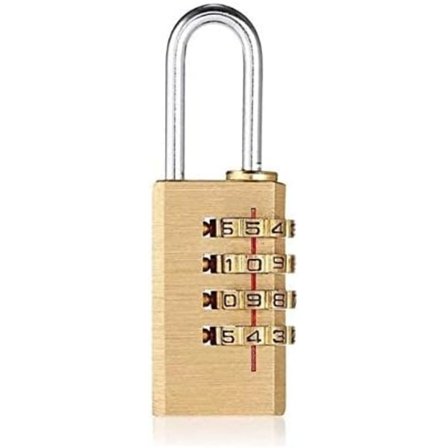 Låsbart kodlås i litet format - Stöldskyddslås för resväskor och