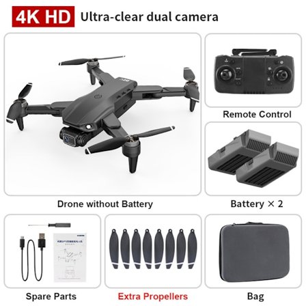 Borstlösa HD Folding Flygande Drönare Vindmotstånd Quadcopters Leksaker present till vän Familj