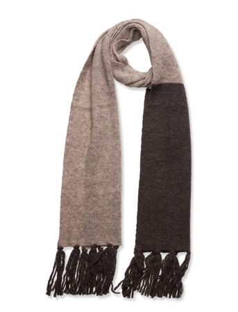 Larnaum Scarf Accessories Scarves Winter Scarves Brun UnmadeCopenhagen*Betinget Tilbud