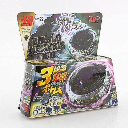 4d System Bb-122 Beyblade Diablo Nemesis X:d Metal Fusion Fight Masters Set -lelu