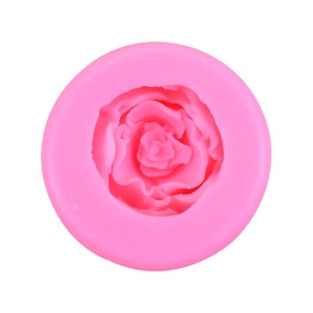Silikon DIY Rosekakeform Gjenbrukbar Dekorasjon Bakeform Håndverk