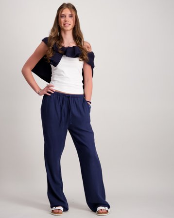 RYVLS Hailey Linen Pants Blauw Broeken Meisjes - Kids Brand Store