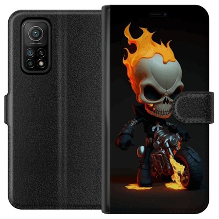 Kompatibelt Plånboksfodral till Xiaomi Xiaomi Mi 10T Pro 5G Döskalle Motor