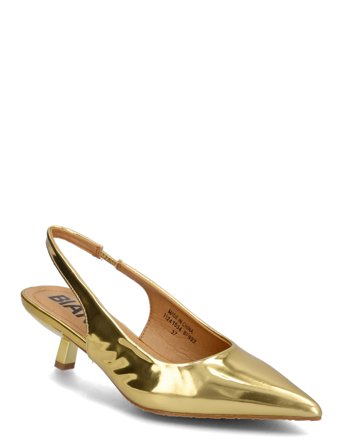 Bianco | Biakristin Kitten Heel Slingback Mirror Pu | 39