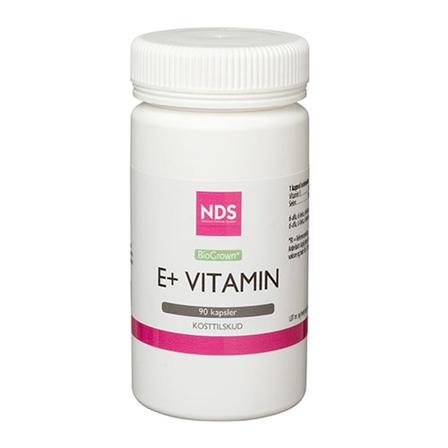 NDS E+ E-vitamin 90 tabl., Helse & Madvarer, Vitaminer, E-vitamin