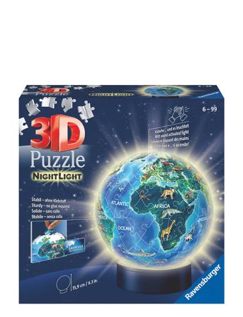 Children Globe Nightlight 72P Ravensburger Patterned