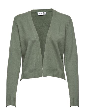 Viril Short L/S Knit Cardigan - Fav Neuletakki Vihreä Vila