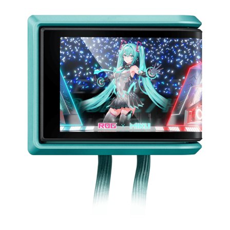 ASUS ROG RYUO IV SLC 360 ARGB AIO COOLER with Curved 6.67"" AMOLED Display - HATSUNE MIKU EDITION
