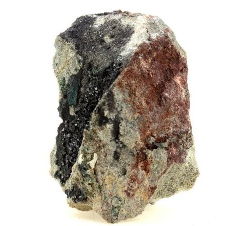 Stenar och mineraler. Libetenit. 1634,5 ct. Katanga, Kongo.