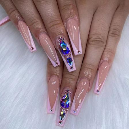 Bärbar Nail Long Balett Pink24st