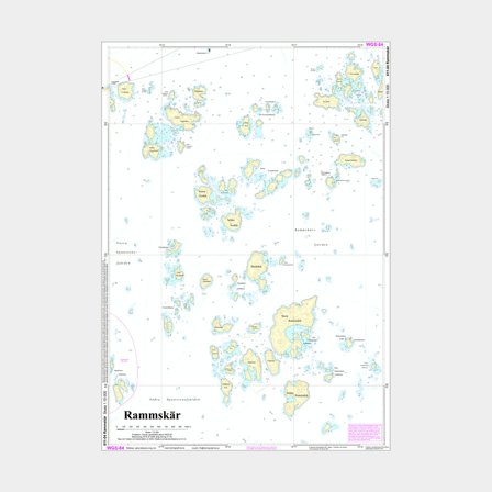 Carta speciale Hydrographica 611-04A Rammskär, A2 non piegato (plano)