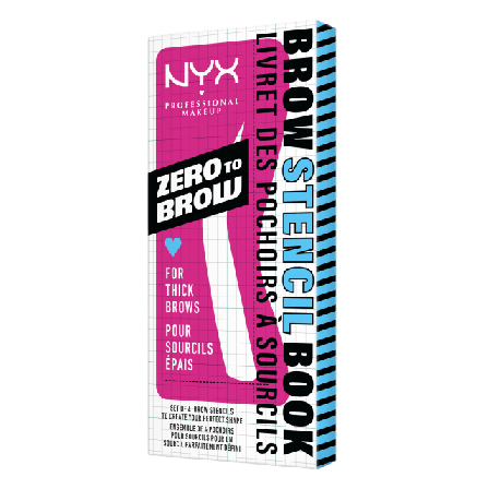 NYX Professional Makeup Zero To Brow Stencil Ögonbryn Unisex ONESIZE