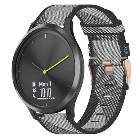 Garmin Vivomove Hr Sport 20 mm: nylon watch ranneke