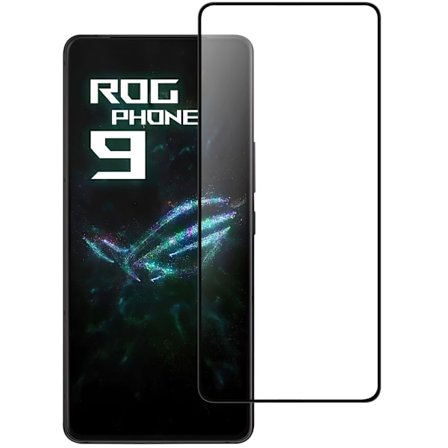 2-KPL SKALO Asus ROG Phone 9 Pro 5G Koko Näytön Karkaistu Lasi - Musta