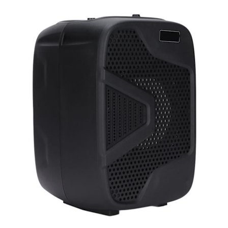 HURRISE Bärbara högtalare Bluetooth 5.0 Högtalare Mini Bärbar LED trådlös högtalare med FM-radio för fest