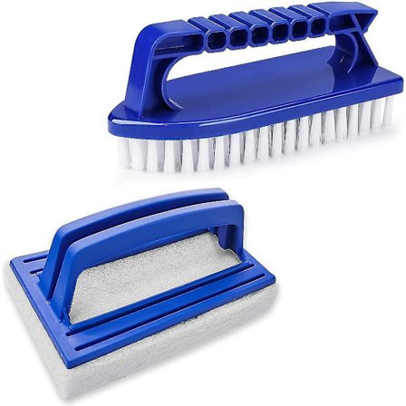 Pool Liner Brush Pool Sponge Brushes Pool Floor Brush Swimming Pool Cleaning And Accessories Pool Floor Brush With Handle - För pool, kök, badrum