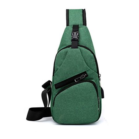 Sling Crossbody Bag Skulder Rygsæk GRØN