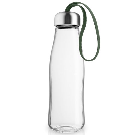 Eva solo Drikkeflaske glas 0,5 liter, cedar green | KitchenOne