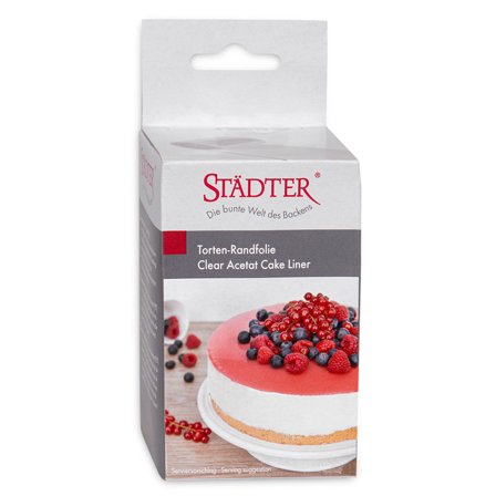 Städter Transparent kagekantsfolie 10 cm x 20 m | KitchenOne
