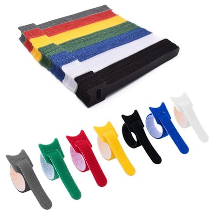 154 kpl kaapelilukot, uudelleenkäytettävät kaapelilukot, säädettävät irrotettavat tarranauhakiinnikkeet, kaapelilukot