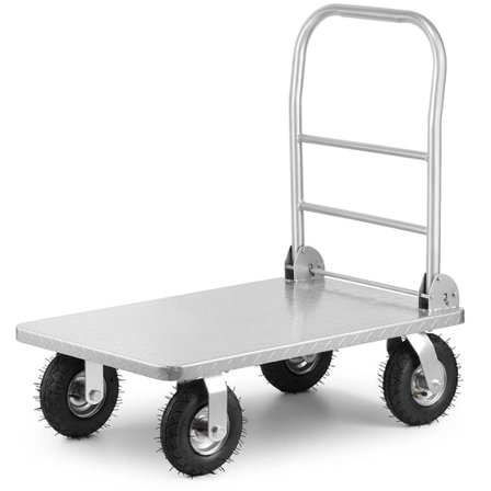 Viking Sports Transportvagn - Lagervagn - Upp Till 500Kg - Hopfällbar - Stål - Litenleker