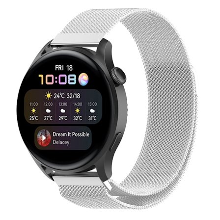 Milanese Loop Armband Huawei Watch 3/3 Pro Silver
