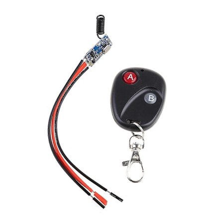 Mini Relæ Fjernbetjeningsswitch til DC 3.7V 3V 5V 6V 9V 12V Trådløs Switch Modtager