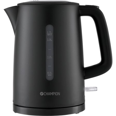 Champion VK120 vannkoker 1,7 liter, matt svart - Kjøp kjøkkenmaskin hos Bakeren og Kokken' - 'Mattsort