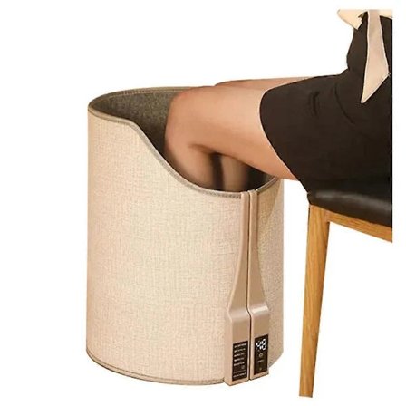 Elektrisk Fotvärmare med Digital Display, Vikbar, Bärbar, Justerbar Termostat, Fotvärmare för Hemmet