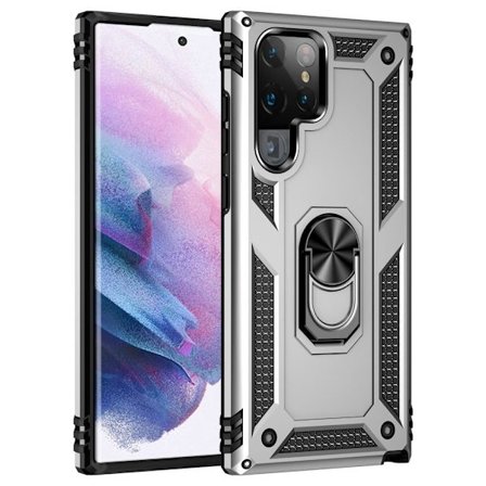 Ring Guard-fodral - Samsung Galaxy S22 Ultra - Silver
