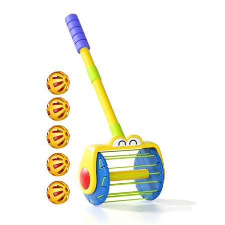 Elektrisk bollstartande vakuumleksak 360 grader roterbar lanseringsbollleksak för vardagsrummet