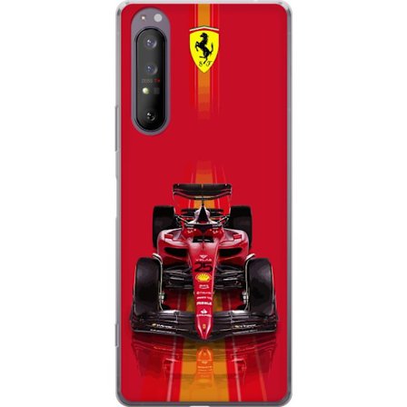 Yhteensopiva Puhelinkuori Sony Sony Xperia 1 II Ferrari Formula 1 -auto ikonisessa punaisessa muotoilussa urheilullisella tarkkuudella