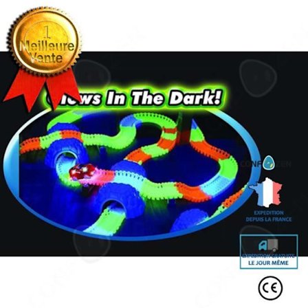 Taikalaatu - CONFOZEN - Monitie Kimalteleva - 165 valaisevaa rataa - 1 valaiseva 4x4 - LED-hanskat