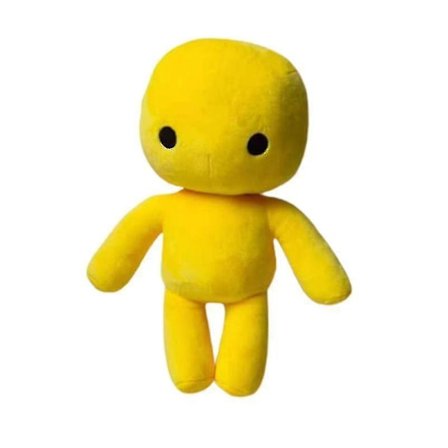 1 stk. Swing Life plys bamse fyldt tegneserie spil plys bamse sød beroligende klude legetøj dekorativ gave til børn (gul) Hy