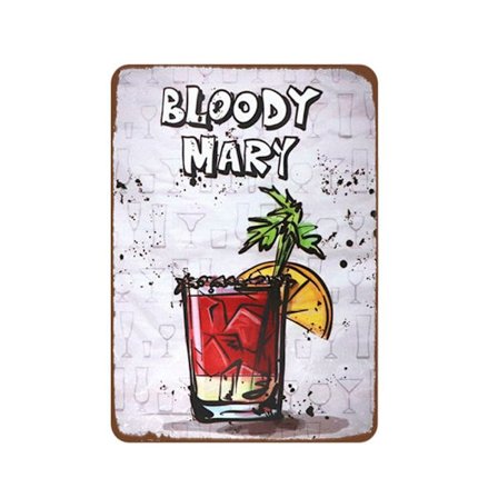 Barskyltar Metallplåtskylt 8 8