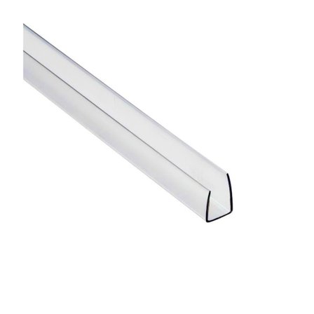 Protective edge U-profile for polycarbonate 6mm, 6pcs.