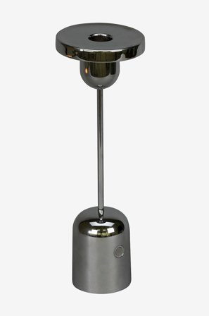 Konstsmide - Pöytävalaisin Cassis Usb 25cm - Kromia - Ladattavat valaisimet - - Homeroom