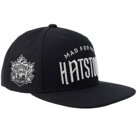 Hatstore - Svart snapback Keps - Mad For Hats Black Snapback @ Hatstore