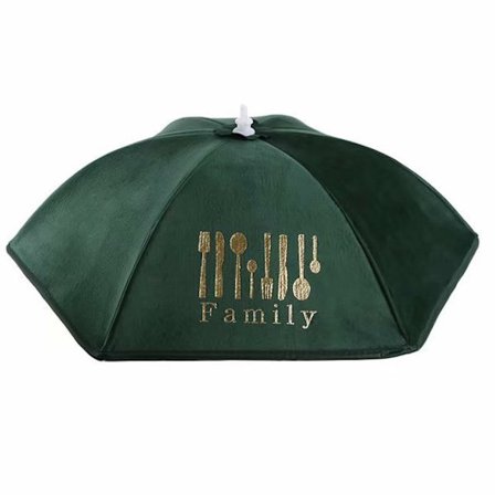 74 × 22 cm hopfällbar matskydd, flughuva, färskhållande lock