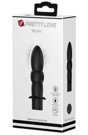 Kjøp Pretty Love Wyatt Black - Analplugg med vibrator | God pris