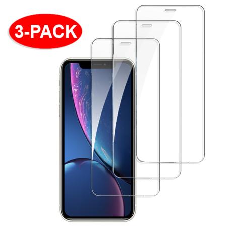 3-Pack - iPhone X / Xs Skjermbeskytter i herdet glass