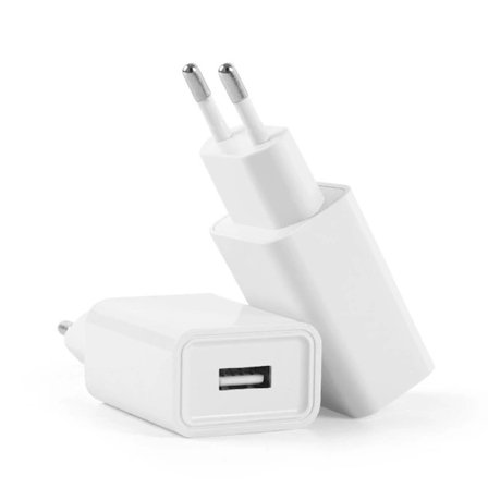 10W USB-laddare 2-pack 5V/2A USB-adapter USB-uttag USB-strömförsörjning