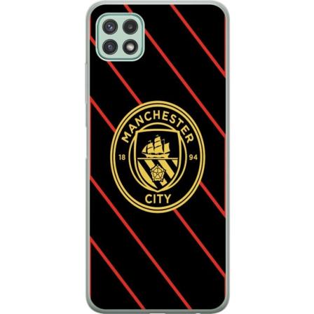 Samsung Galaxy A22 5G Gennemsigtig cover Manchester City