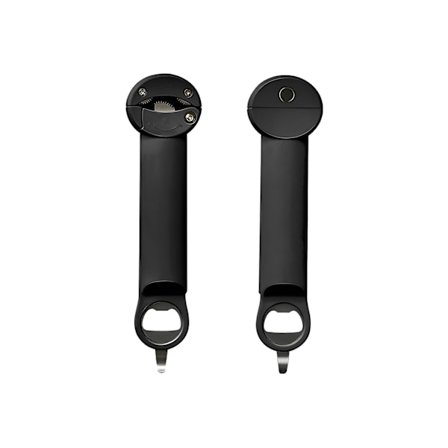 Tilbagetrækkelig Flaskeåbner, Justerbar Multifunktionel Rustfri Stål Dåseåbner, Væghængt Flaskeåbner