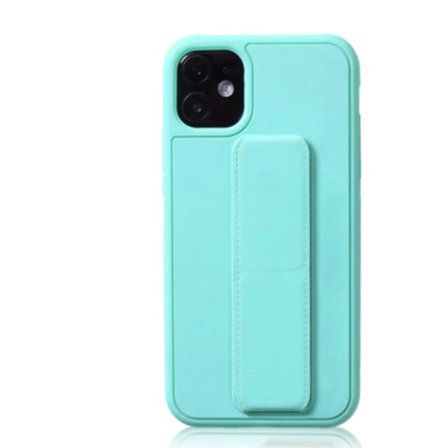 Fodral med handrem för iPhone 11, ljusblå