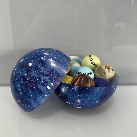 Solsystemet Cosmos Planet Sett Tre Ornament Barn Pedagogiske Leker