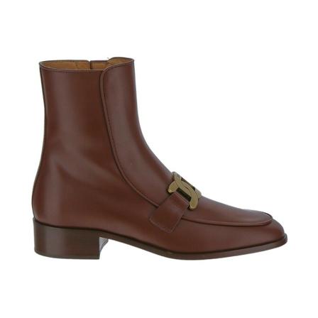 Tod's, Ankle Boots Bruin, Dames, Maat:39 EU