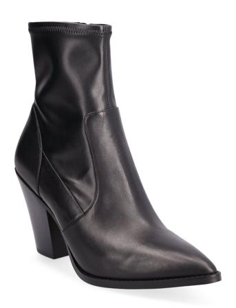 Dover Heeled Bootie Shoes Boots Ankle Boots Ankle Boot - Heel Svart Michael Kors